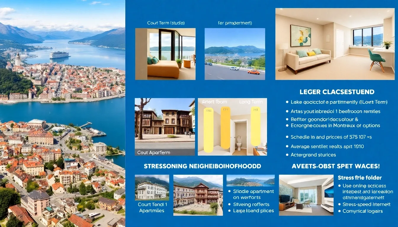 Découvrez les Meilleures Offres d’Appartements à Louer à Montreux
